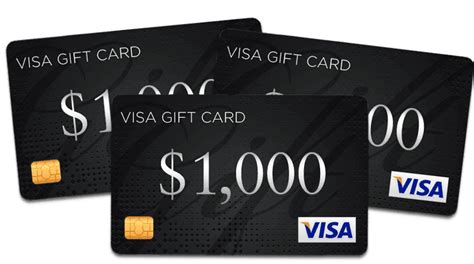 $ 1000 Visa Gift Card Giveaway