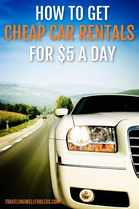 $5 00 Per Day Car Rental