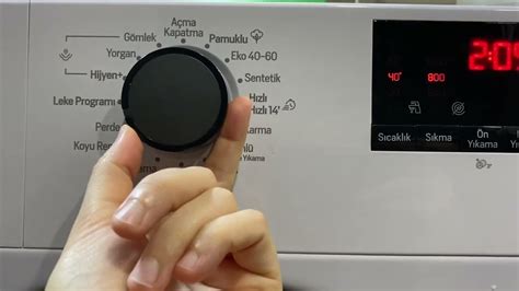 Çamaşır makinesi kullanımı arçelik