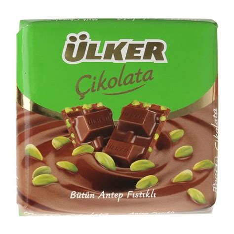 Ülker antep fıstıklı bitter çikolata kalori
