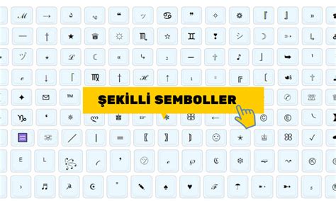 Şekilli yazı sembolleri