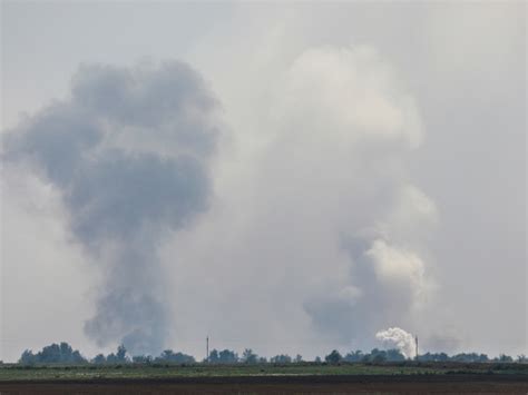 اخبار الحرب في اوكرانيا  قصة انفجار القرم
