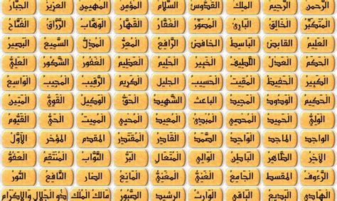 اسماء الله الحسنى ومعانيها وفوائدها pdf