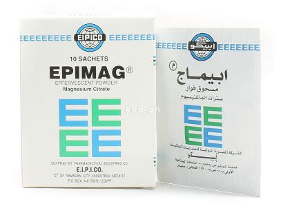 الأعراض الجانبية لـ epimag sachets