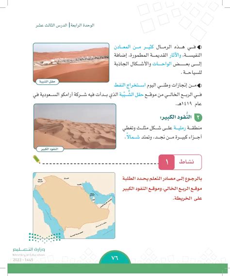التكوينات الرملية في وطني المملكة العربية السعودية