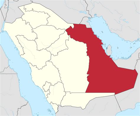 المنطقة الشرقية بالمملكة العربية السعودية