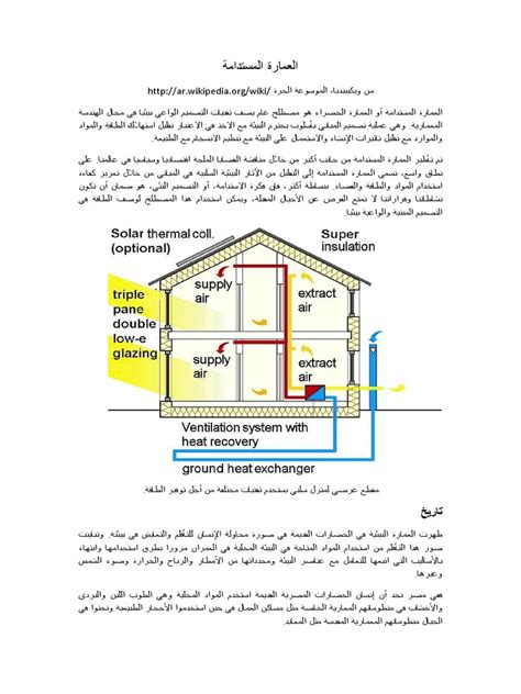 بحث عن العمارة المستدامة pdf