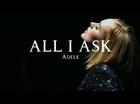 تحميل اغنية all i ask adele