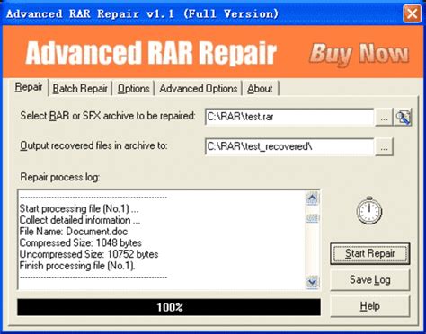 تحميل برنامج advanced rar repair كامل مجانا
