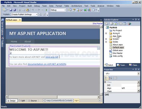 تحميل برنامج asp net 2010