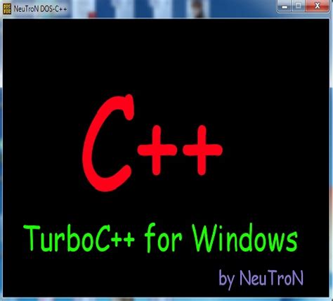 تحميل برنامج turbo c++ لويندوز 7