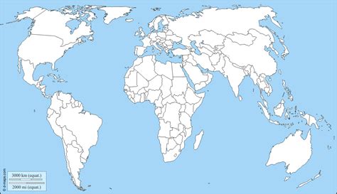 تحميل خريطة العالم صماء pdf