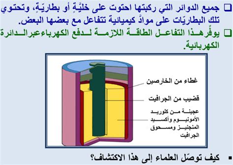 تحميل درس البطاريات من كتاب الكيما المستوى السادس