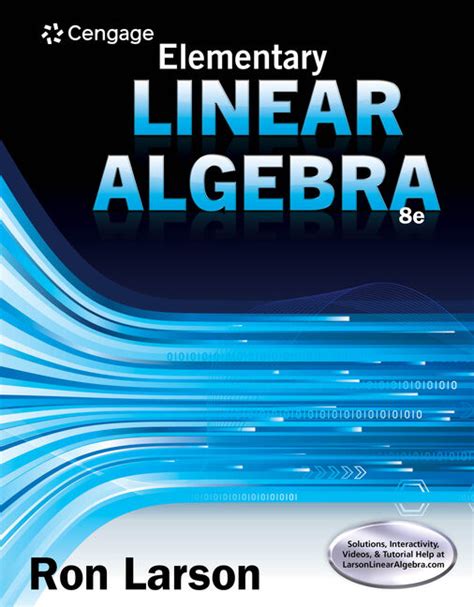 تحميل كتاب elementary linear algebra