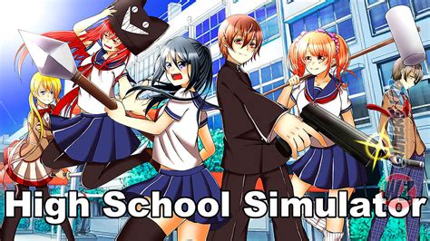 تحميل لعبة high school simulator 2018