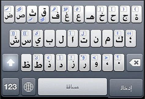 تحميل لوحة المفاتيح العربية والانجليزية