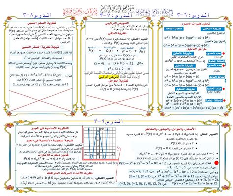 تحميل مذكره تمارين ثانى متوسط رياضيات فصل ثاني 1439