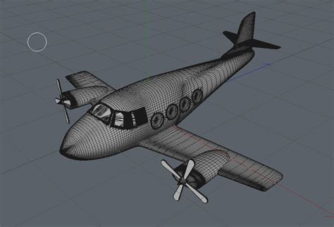 تحميل نموذج طائرة ركاب 4k 3d