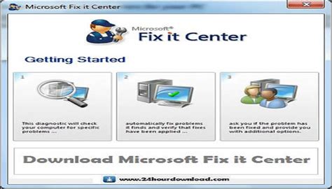 تحميل وشرح أداة fix it center فحص وحل مشاكل الكمبيوتر