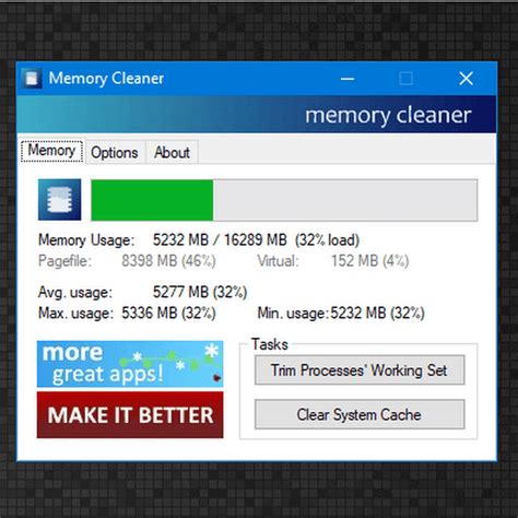 تحميل وشرح برنامج memory cleaner لتنظيف وتسريع ذاكرة ومعالج الكمبيوتر