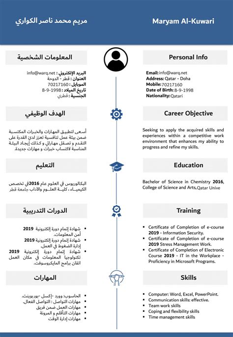 تحميل cv عربي وانجليزي