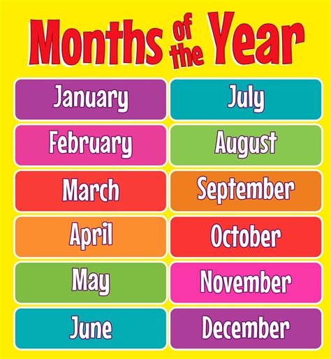 تحميل months os the year