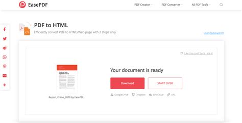 تحويل pdf الى web