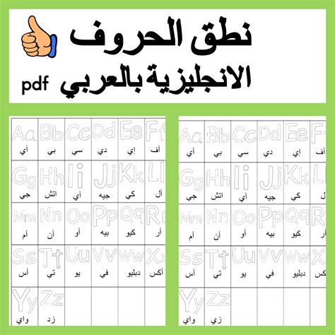 تعليم الحروف الانجليزية للمبتدئين pdf