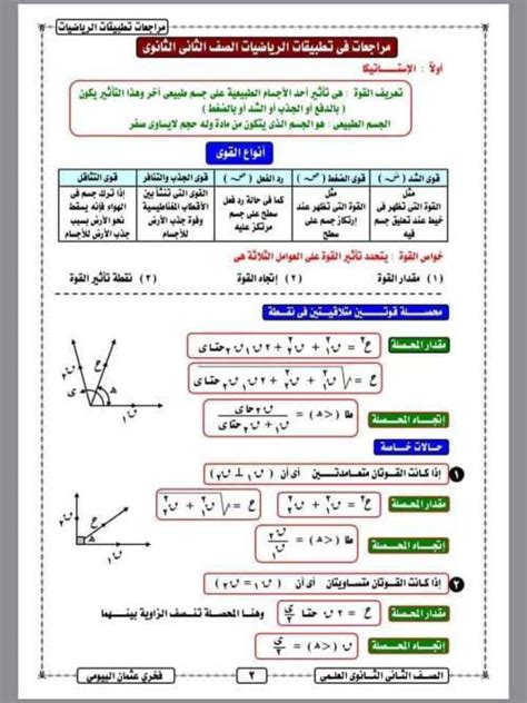 جميع قوانين التكافؤ للصف الثاني الثانوي 2019 pdf