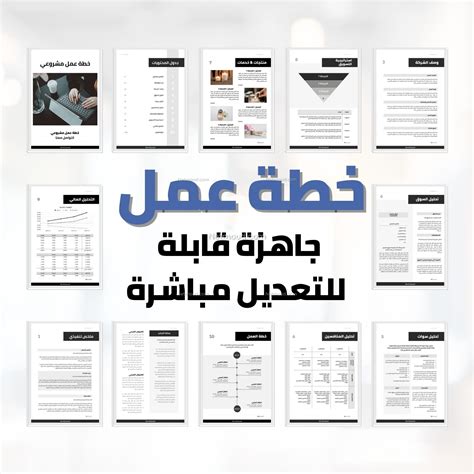 خطة عمل احترافية للصبة pdf