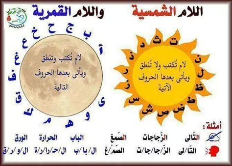 شرح درس اللام الشمسية والقمرية مع الأمثلة ، تعرف اللغة العربية بلغة الضاد، وذلك لأنها اللغة الوحيدة في العالم التي يوجد فيها حرف الضاد