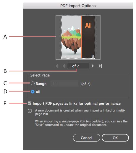 فتح ملف pdf اكثر من صفحة في اليستريتور