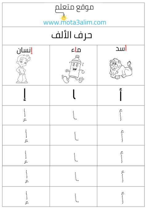 كتاب تعليم كتابة الحروف العربية للاطفال pdf