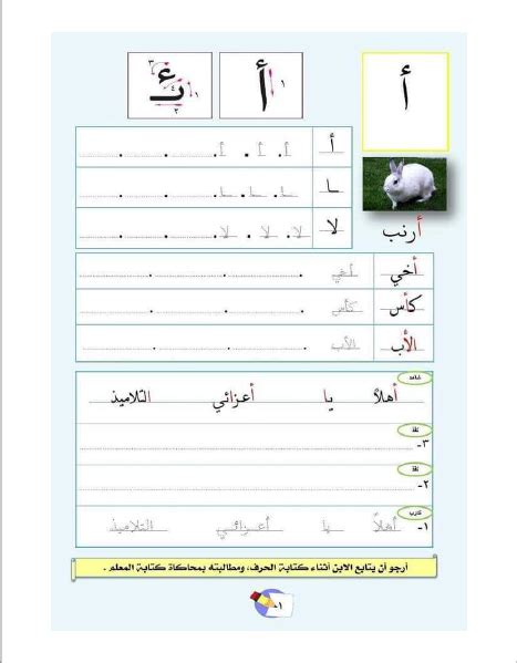 كراسة تعليم خط النسخ للمبتدئين pdf للأطفال