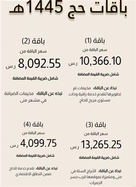 كم أسعار باقات حجاج الداخل  يمكن معرفة مقدار أسعار حزم الحج الداخلية بعد التخفيض المعلن من قبل وزارة الحج والعمرة في المملكة العربية