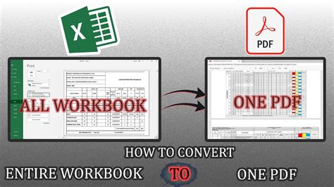 كيفية تحويل الاكسيل الى pdf