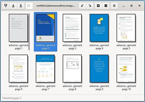 كيف ترتيب صفحات pdf