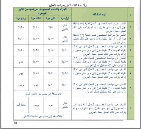 لائحه نظام العمل فى مصر pdf