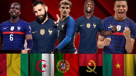 ما هي جنسيات لاعبي المنتخب الفرنسي 2022 الاصلية