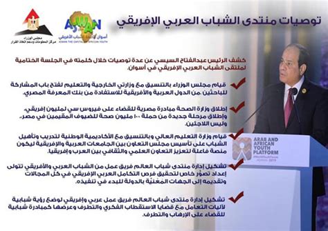 مجلس الوزراء توصيات الملتقى العربي الأفريقي pdf