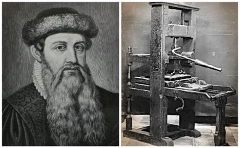 مخترع الطباعة والطابعة