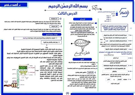 ملخص للفصل التاني الثانوى احياء للصف التاني الثانوى 2017 pdf