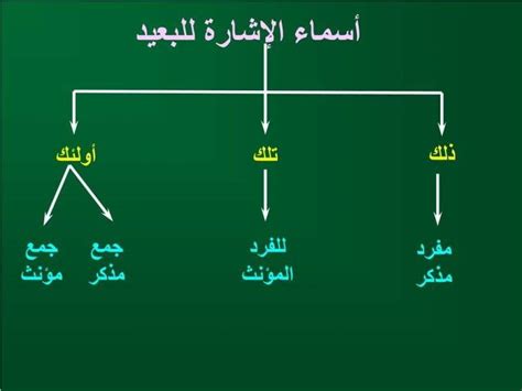 من أسماء الأشارة المعربة