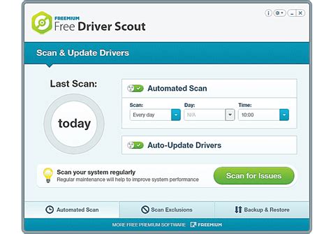 موقع برامج تحميل free driver scout