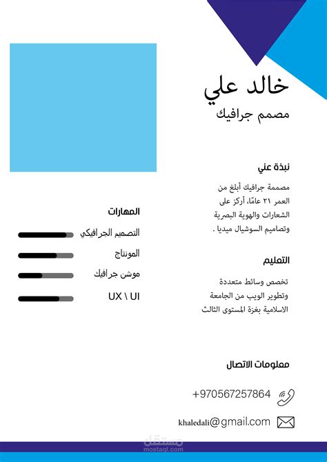 نموذج cv بسيط pdf hii