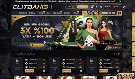 ﻿Şans oyunları canlı bahis: Elitbet Giriş   Elitbahis