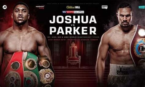 ﻿Boks bahis oranları: Anthony Joshua   Joseph parker boks maçı CANLI ZLE