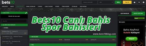 ﻿Canlı bahis maçları: Canlı Bahis Bets10: Türkiyenin En Yüksek Oranlı Canlı