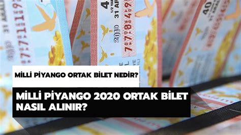 ﻿Milli piyango sanal bahis: Milli Piyango ortak bilet nedir? Ortak bile nasıl alınır