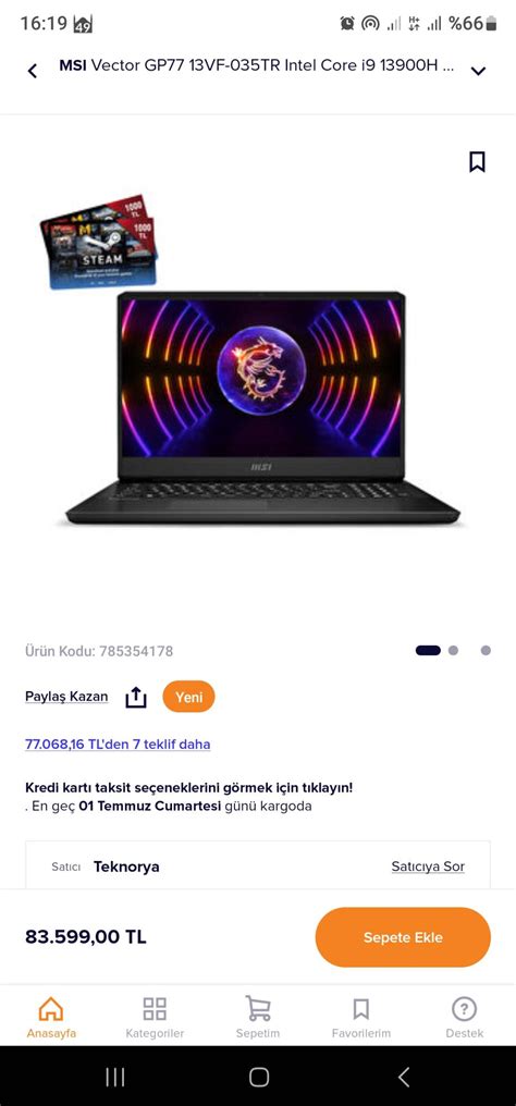 ﻿Poker okulum: MSI Türkiye Laptop Değil Laptop Görünümlü Masaüstü